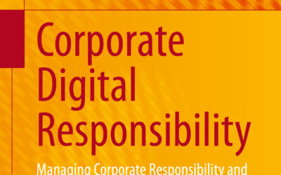 Book announcement „Corporate Digital Responsibility“ by Saskia Dörr